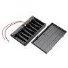 Caixa de bateria AA com 8 slots placa de suporte de bateria com interruptor para 8 baterias AA kit DIY estojo