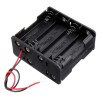 8 槽 AA 电池座塑料盒收纳盒，适用于 8*AA 电池
