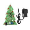 Zusammengebauter Weihnachtsbaum 16 LED Farblicht Elektronische PCB Dekoration Baum Kinder Geschenk Gewöhnliche Version Netzteil