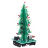 Zusammengebauter Weihnachtsbaum LED-Farblicht Elektronische 3D-Dekoration Baum Kindergeschenk Verbesserte Version