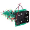Zusammengebauter Weihnachtsbaum LED-Farblicht Elektronische 3D-Dekoration Baum Kindergeschenk Verbesserte Version