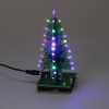 拼装圣诞树RGB LED彩灯电子3D装饰树儿童礼物普通版