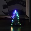 Montajlı USB Pil Gücü Noel Ağacı 16 RGB LED Renkli Işık Elektronik PCB Dekorasyon Ağacı Çocuklara Hediye Olağan Versiyon