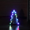 组装USB电池供电圣诞树16颗RGB LED彩灯电子PCB装饰树儿童礼物普通版