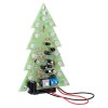 Montajlı USB Pil Gücü Noel Ağacı 16 RGB LED Renkli Işık Elektronik PCB Dekorasyon Ağacı Çocuklara Hediye Olağan Versiyon