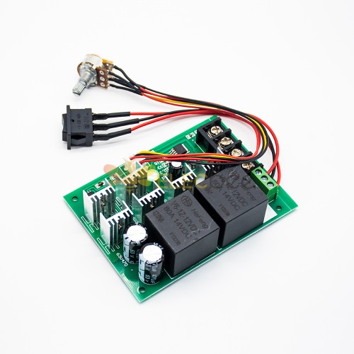 DC 10-50V 12/24/48V 60A PWM DC Motor Speed Controller CW CCW Reversible Switch Module