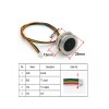 GM60 1D/2D Barkod QR Kod Barkod Okuyucu Modülü Paslanmaz Çelik LED Kontrol Halkası Gösterge Işığı UART Arayüzü