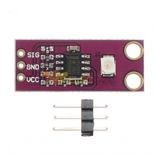 GUVA-S12SD Module de capteur de détection UV 240nm-370nm Capteur de lumière pour Arduino - produits compatibles avec les cartes Arduino officielles
