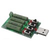 Caricatore di scarica di invecchiamento USB JUWEI 10W 4 interruttori 15 tipi Supporto di carico di prova corrente QC2.0 QC3.0