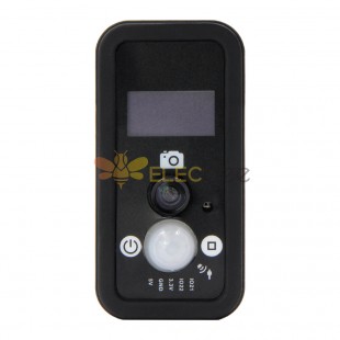 TTGO T-Camera 黑色 PVC 保护套和软橡胶套适用于 WROVER 带 PSRAM 相机模块 OV2640 0.96 OLED 开发板