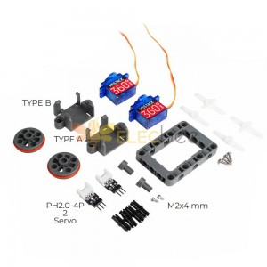 Kit Servo 360 Degrés Micro Servo 9g SG90 Servo UIFlow Hélicoptères Drones Avion