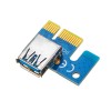 PCI Express PCI-E 1X - 16X Yükseltici Kart 6Pin PCIE USB3.0 Madenci Madenciliği için SATA Genişletme Kablosu BTC Özel Adaptörü