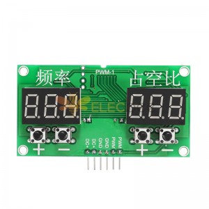 Rechteckwellen-Signalgenerator Schrittmotor-Antriebsmodul PWM-Pulsfrequenz-Tastverhältnis einstellbar