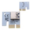 USB3.0 PCI-E 1x轉16x SATA +4P+6P延長器轉接卡適配器電源線礦機