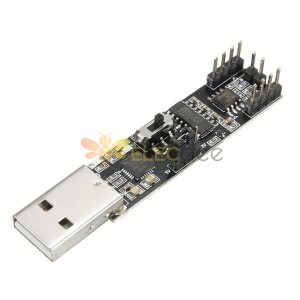 Module de port série 3-en-1 USB vers RS485 RS232 TTL Carte à puce CP2102