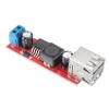 10pcs Dual USB Output 9V/12V/24V/36V to 5V DC-DC Vehicle Charging 3A Buck Voltage Regulator Power Supply Module