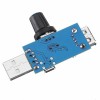 10pcs USB Mini Adjustable Speed Fan Module Wind Speed Governor Computer Cooling Mute