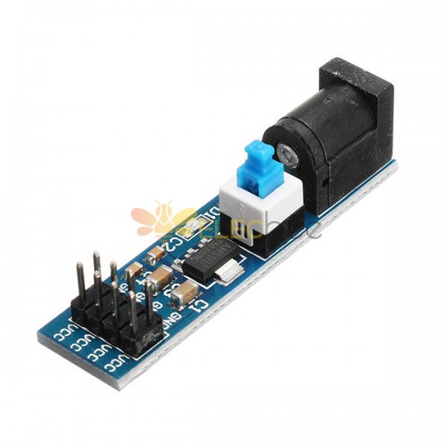 20Pcs AMS1117 5V Power Supply Module With DC Socket And Switch