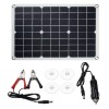 Kit di alimentazione solare monocristallino USB ad alta efficienza impermeabile con pannello solare da 20 W 18 V. Caricatore solare portatile