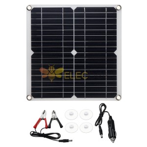 Carregador de bateria de painel solar de 20 W monocristalino de alta taxa de conversão kit de energia solar