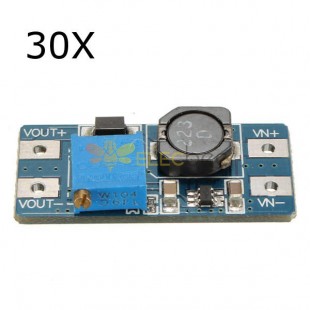 30 Pcs Step Up Power Spply Module 2A 2V-24V DC-DC Booster Power Module