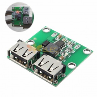 3Pcs Dual USB Output 6-24V To 5.2V 3A DC-DC Step Down Power Charger Module Converter