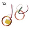 3Pcs Wireless Power Supply Coil Charger Board Wireless Charging Module