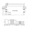 3 Adet YS-5S5CE AC - DC 5V 1A Anahtarlama Güç Kaynağı Modülü 5W 5V DC Voltaj Dönüştürücü