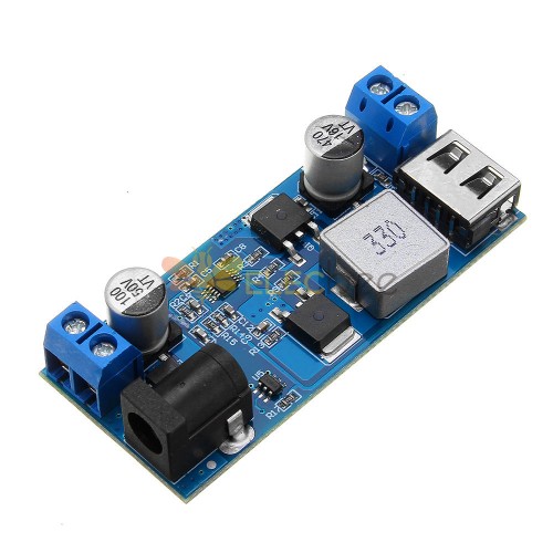 3 adet LM2596S DC-DC 24V/12V 5V 5A Step Down Güç Kaynağı Buck Dönüştürücü Ayarlanabilir USB Step-down Şarj Modülü