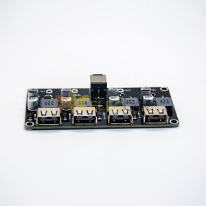 3pcs USB 4CH QC3.0/2.0 DC-DC Buck Converter Módulo de Carregamento Step Down 6-32V 9/12/24V para Placa de Circuito de Carregador Rápido 3/5/12V