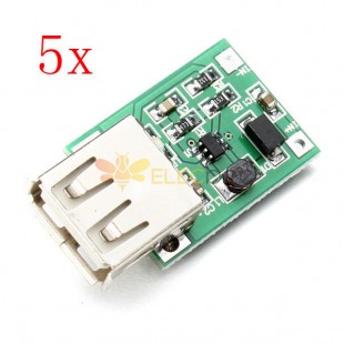 5Pcs DC-DC 0.9V-5V USB Output Charger Step Up Power Module