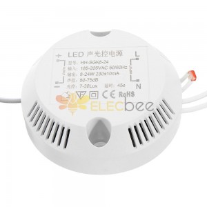 5 adet 8-36W Akıllı Sensör LED Tavan Işık Ve Ses Kontrolü Güç Kaynağı Modülü Ampul Panel Işığı