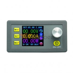 Módulo de fuente de alimentación de CC ajustable Buck DP50V2A con pantalla a color de amperímetro de voltímetro integrado