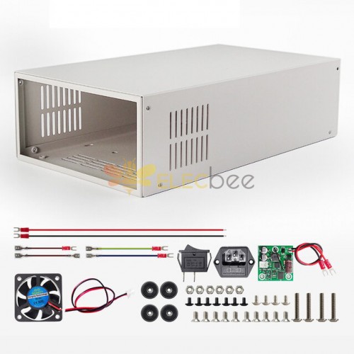 Caso de fonte de alimentação digital S06A S400 para RD6006 RD6006W conversor de tensão carcaça de metal shell não contém fonte de alimentação