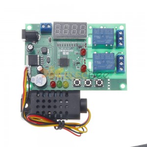 Steuerplatine für Temperatur und Luftfeuchtigkeit AM2301 Sensormodul 5 V ~ 24 V DC 10 A Controller