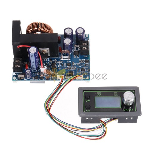 WZ5012L 50V 12A 600W Controle Digital Programável Abaixador DC Módulo de Fonte de Alimentação Estabilizada