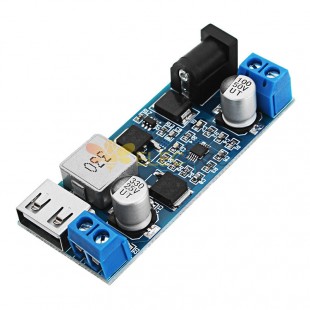 XH-M249 DC5V 6A Módulo reductor 12V/24V a 5V Fuente de alimentación Carga USB 5A 30W