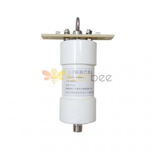 1:2 1-56MHz 200W Balun HAM Antena de onda corta Balun 50 ohm a 100 ohm Equilibrio desequilibrado