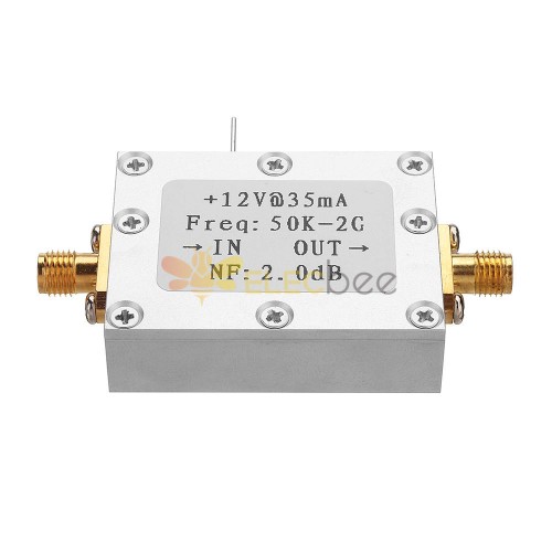 50K-2G LNA Low Noise Amplifier High Gain 31DB@0.5G Flatness RF Amplifier