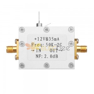 50K-2G LNA 低噪声放大器 高增益 31DB@0.5G 平坦度射频放大器