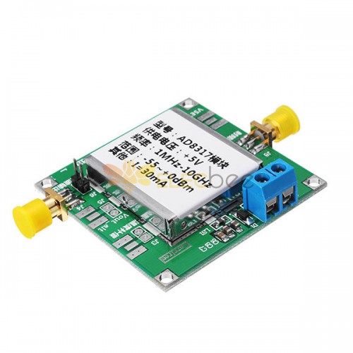 Medidor de poder del RF de la radiofrecuencia del detector logarítmico  AD8317 1M-10000MHz