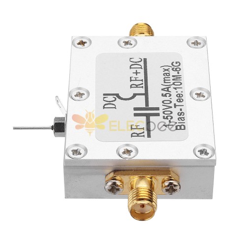 RF Splitter Bias Coaxial Feed Bias Tee 10MHz-6GHz Low Insertion Loss ...