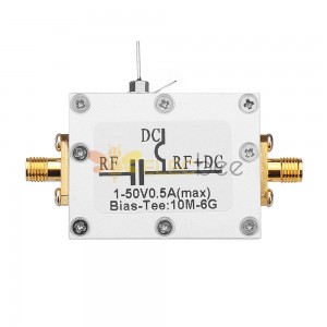 RF Splitter Bias Coaxial Feed Bias Tee 10MHz-6GHz Amplificateur large bande à faible perte d'insertion