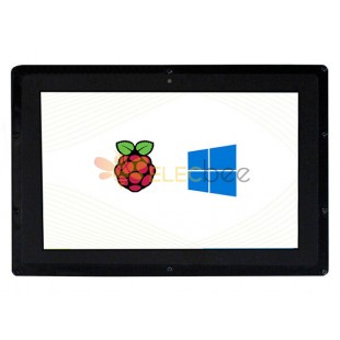10.1inch HDMI LCD(B) 10.1inch Capacitive Touch Screen LCD with Case 1280x800 IPS Touch Screen for Raspberry Pi 支持多台迷你電腦 EU Plug