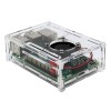 Mini ventilador de enfriamiento activo de bajo ruido delgado DIY de 10 piezas para Raspberry Pi 3 Modelo B / 2B / B +