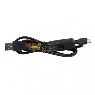 1.5m Micro USB Power Supply Charging Cable With ON/OFF Switch For Raspberry Pi