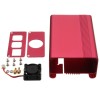 1Pc 4 Colors Aluminum Alloy Protective Case With Cooling Fan For For Raspberry Pi 2 Model B/B+