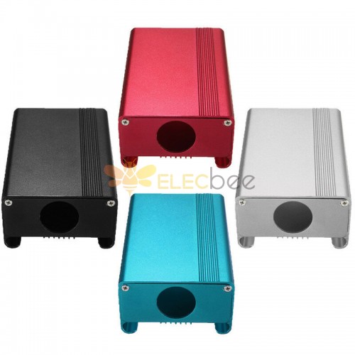 1 Adet 4 Renk Alüminyum Alaşımlı Koruyucu Kılıf Ahududu Pi için Soğutma Fanı Ile 2 Model B/B+ Red