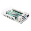 20pcs transparenter ABS-Schutzgehäuse-Unterstützungslüfter für Raspberry Pi 4 Model B