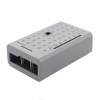 3 In 1 Raspberry Pi 3 Model B Board + Grey ABS Case Shell Housing + Aluminum Copper Heat Sink Kit